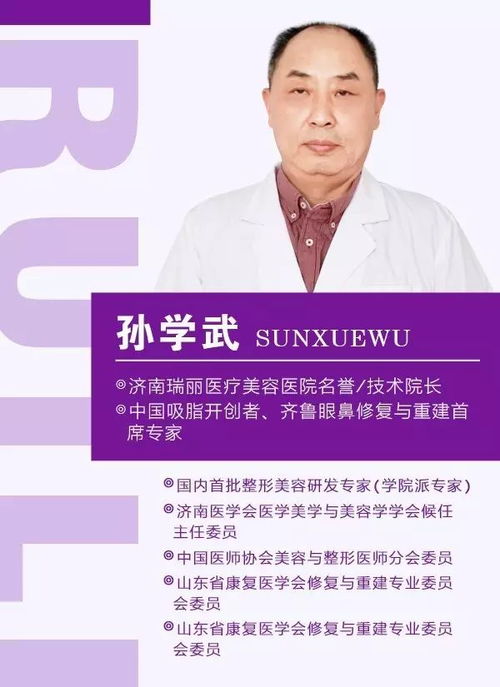 重磅消息 前濟(jì)南市中心醫(yī)院整形外科奠基人孫學(xué)武教授正式加盟濟(jì)南瑞麗醫(yī)療美容